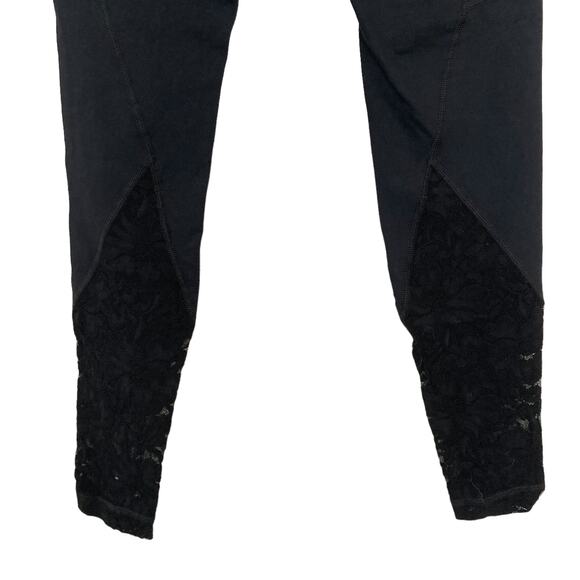 Vimmia Black Leggings Lace Bottom Detail Sz M - Picture 9 of 9